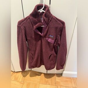 Patagonia Burgundy Fleece Pullover